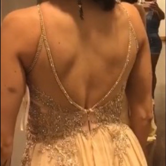 ✨CHAMPAGNE✨ cliffon dress - Camille La Vie - Picture 5 of 8